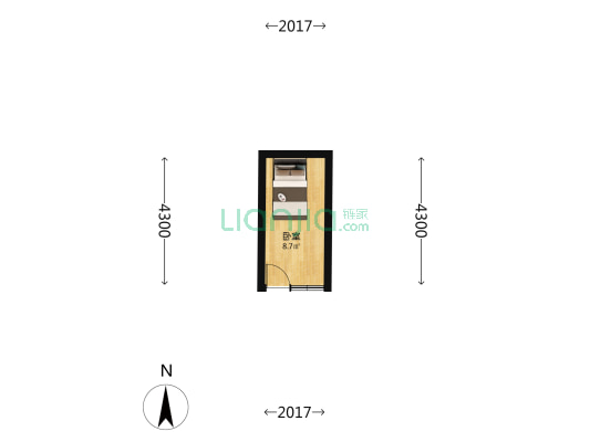 石板胡同 1室0厅0卫 13平方