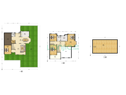塞纳翡翠庄园富贵苑 4室2厅3卫 278平方