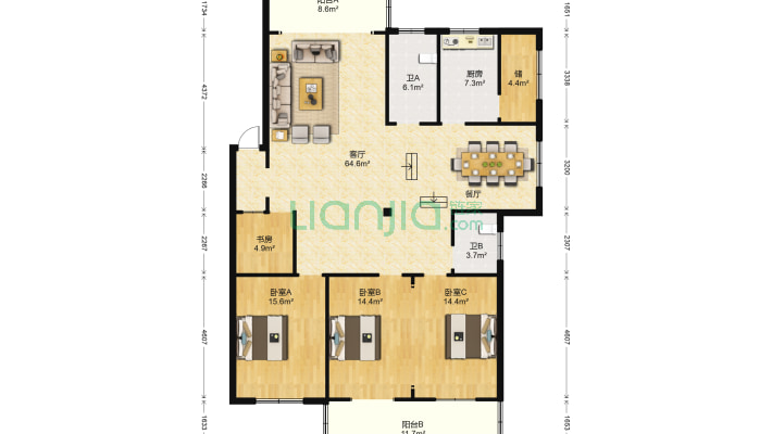 文松花园二手房实景图