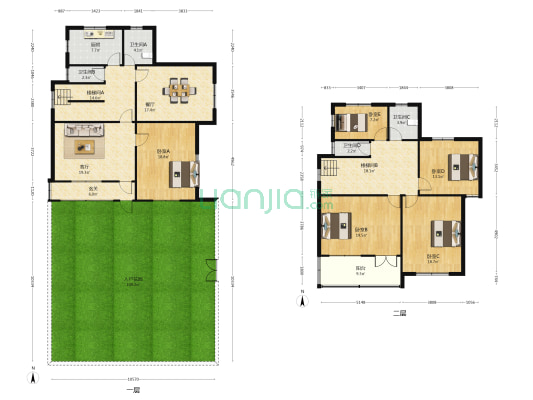 民航新村·别墅区 5室2厅4卫 202平方