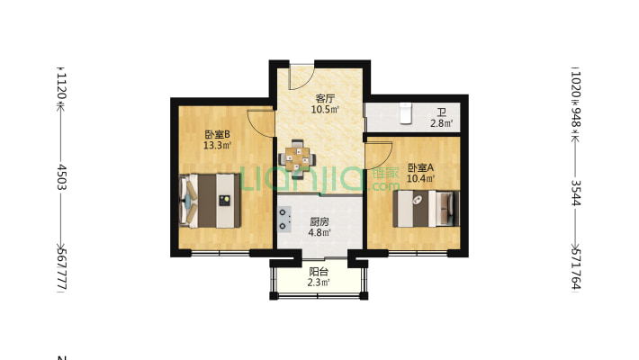 铁路二期住宅二手房实景图