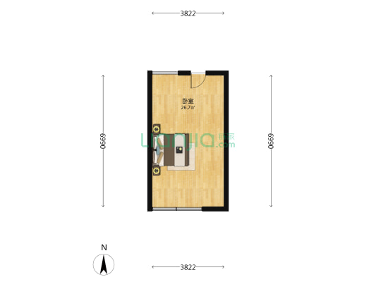 丰汇大厦 1室0厅0卫 38平方