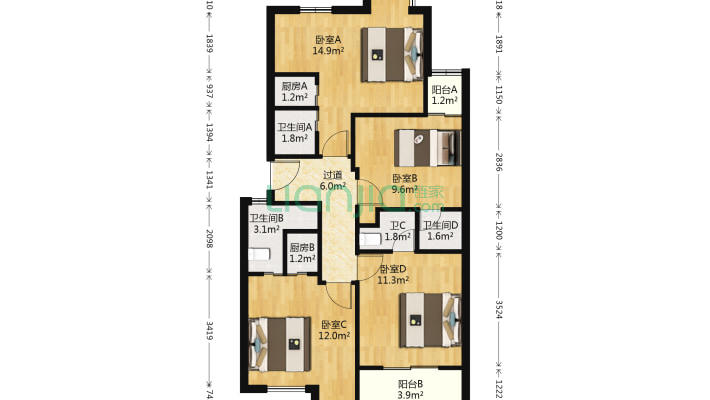 西溪花园红柿苑二手房实景图