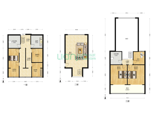 隆泉苑 5室1厅2卫 206平方