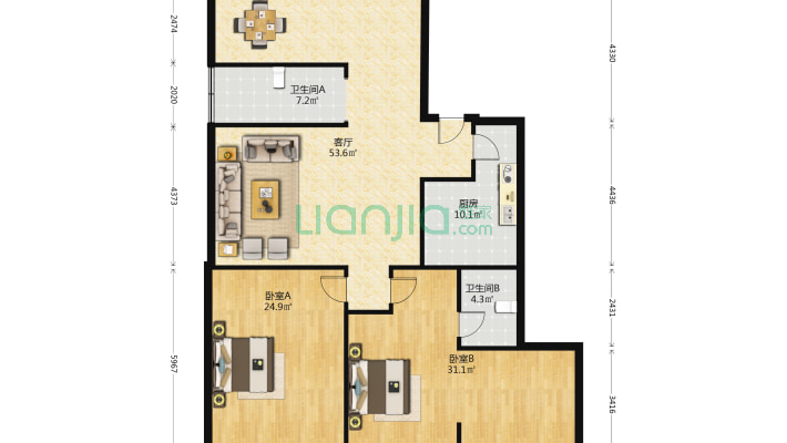 博山路二手房实景图