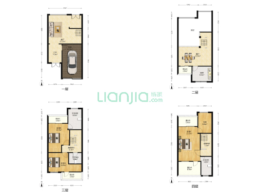 伟业锦绣江南 4室2厅3卫 223平方