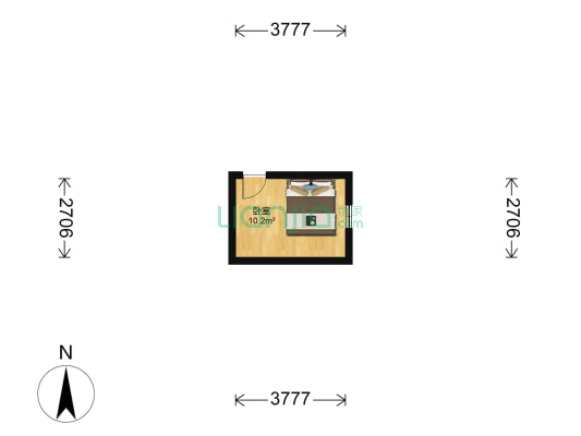 唐园小区 1室0厅0卫 17平方