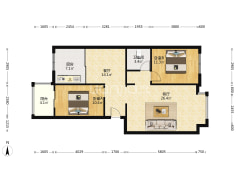 冠云路链接老城区 ，龙马路链接高铁区，精装修-涿州汇元时代户型图
