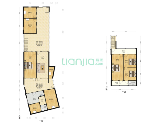周家洼 4室1厅2卫 146平方