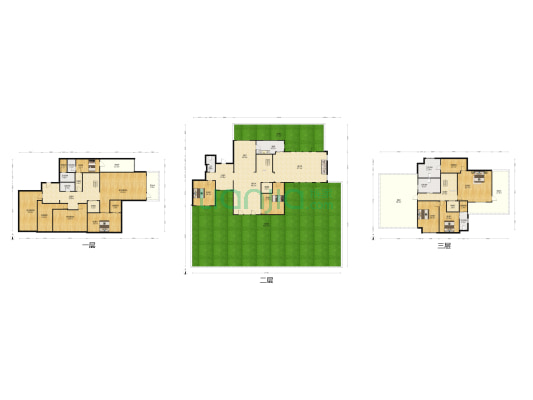 郡西别墅 10室3厅7卫 369平方