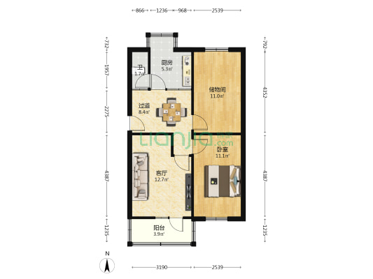 兰州油泵油嘴厂家属院 1室1厅1卫 64平方