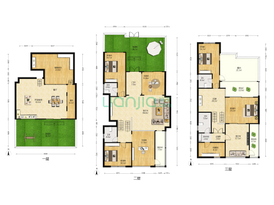 浣香庭院 6室2厅5卫 247平方