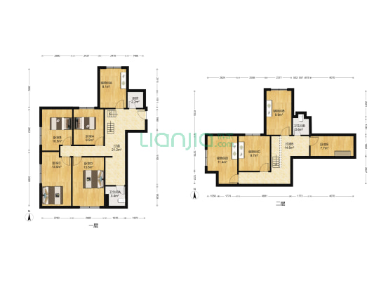 变维大厦 5室0厅2卫 196平方