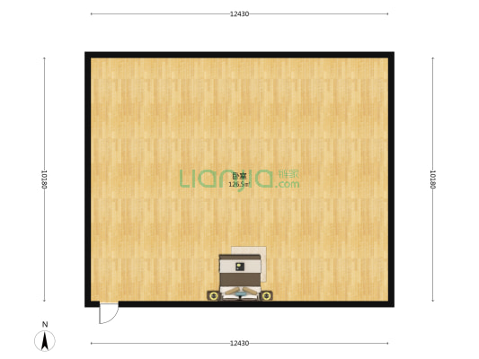 潘墩新城四区 1室0厅0卫 120平方