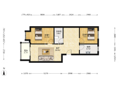 成熟社区，生活，交通便利，格局好，住着舒服-涿州鹏润四季花园户型图