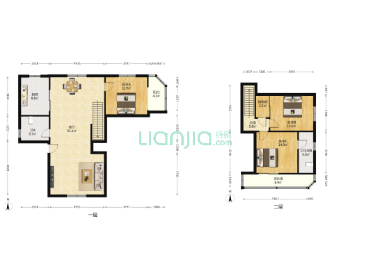 登隆巷 3室1厅2卫 156平方