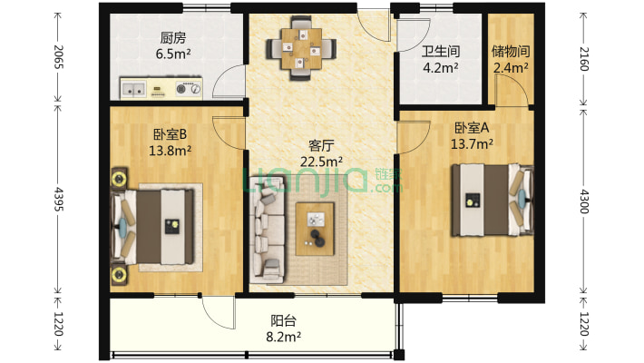 花园路98号二手房实景图