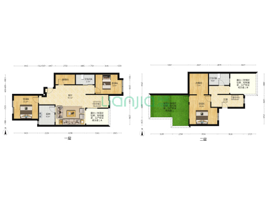 图腾·新天地 3室1厅2卫 139平方