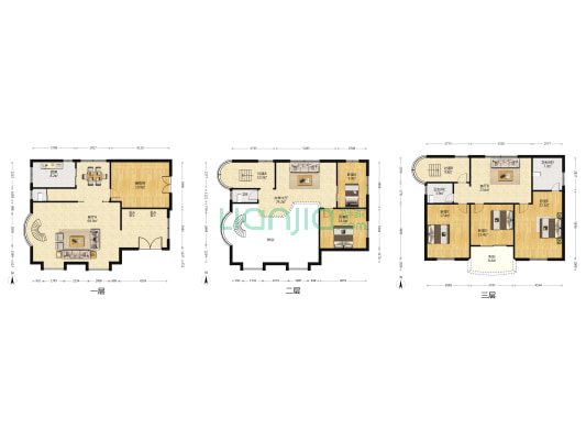 新亚花园 5室3厅4卫 508平方
