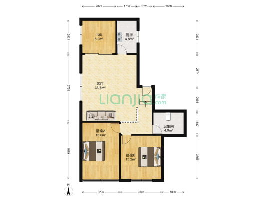 南京路东二街 3室1厅1卫 98平方