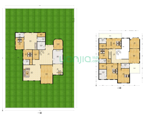 乔爱庄园 8室3厅7卫 558平方