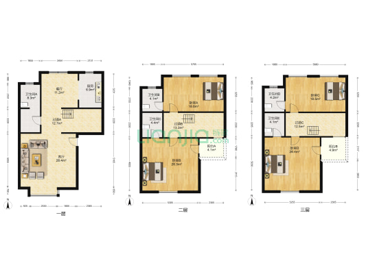 马溪苑 4室2厅5卫 281平方