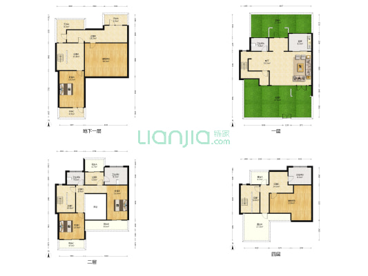 融湖雅墅 3室1厅4卫 294平方