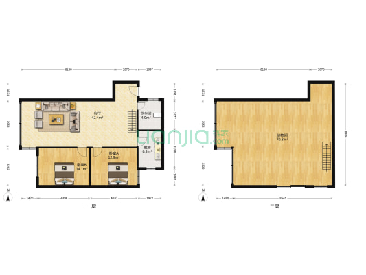 深宏苑 2室1厅1卫 97平方