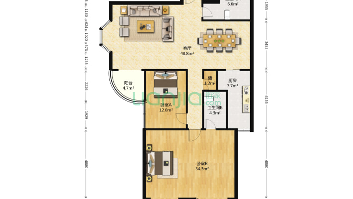 三华园二手房实景图