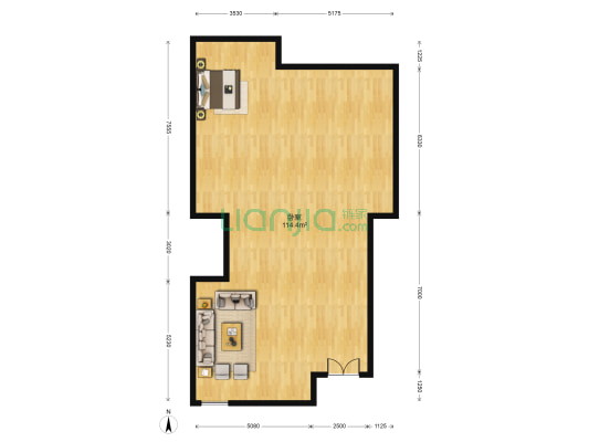 绿地城一期 1室0厅0卫 499平方