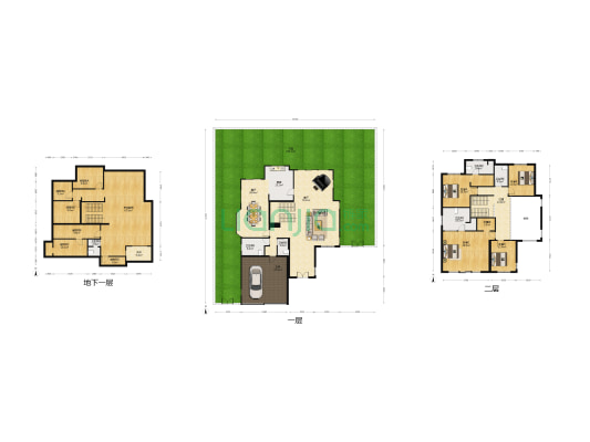 大湖山庄 5室2厅6卫 474平方