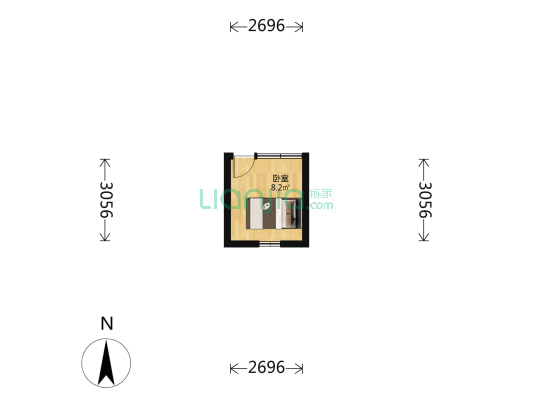 西文昌胡同 1室0厅0卫 12平方