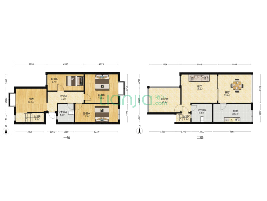 书香锦苑 4室2厅2卫 123平方