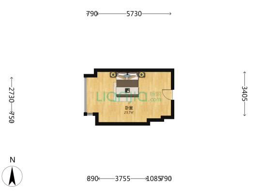 首创中心 1室0厅0卫 39平方