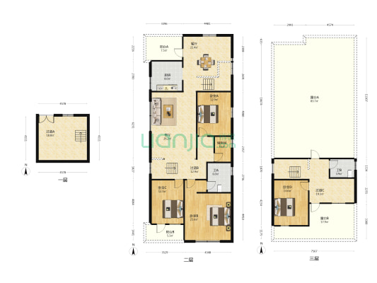 新华路二街 4室2厅2卫 325平方