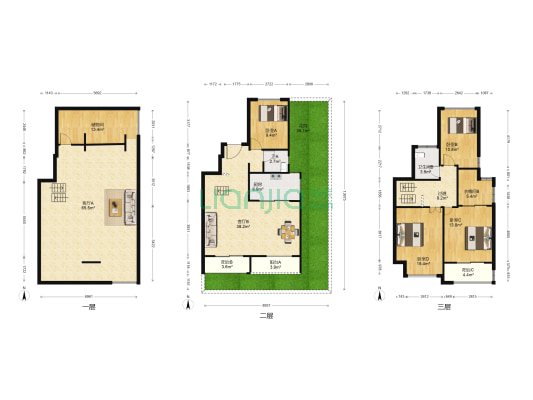 金辉优步水岸 4室2厅2卫 225平方