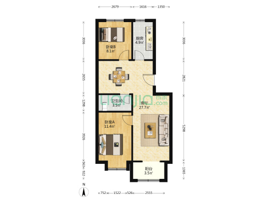 大社区，环境好，满五不唯一此房满五不唯一-户型图