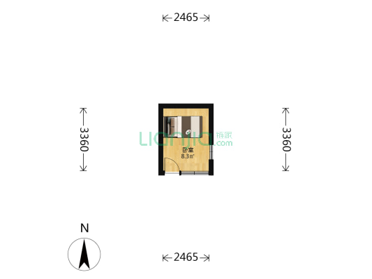 琉璃巷 1室0厅0卫 13平方