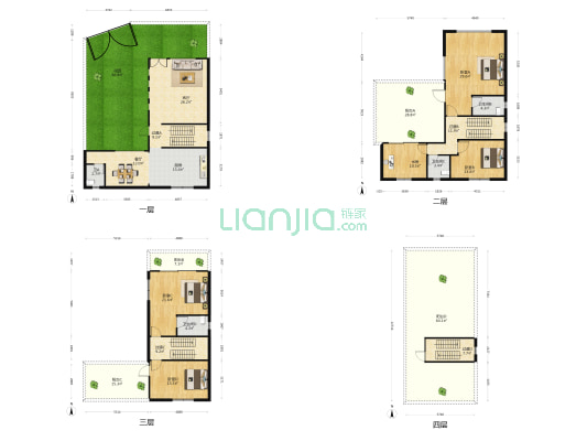 初日街 5室2厅4卫 201平方