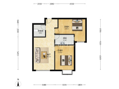 此房业主装修未住高楼层视野好交通便利配套设施齐全-涿州翡翠滨江户型图