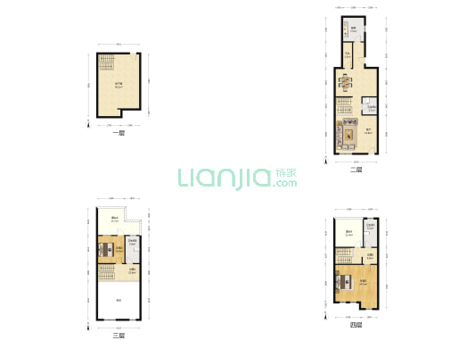华纺易墅上海湾 2室1厅3卫 177平方