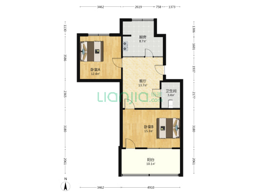 农科所老家属院 2室1厅1卫 70平方