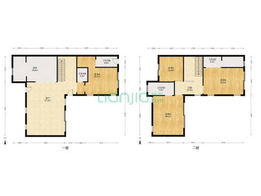 远洋芙蓉墅 4室1厅4卫 328平方