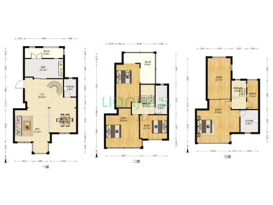 公园1903蒙塔溪 4室2厅3卫 205平方