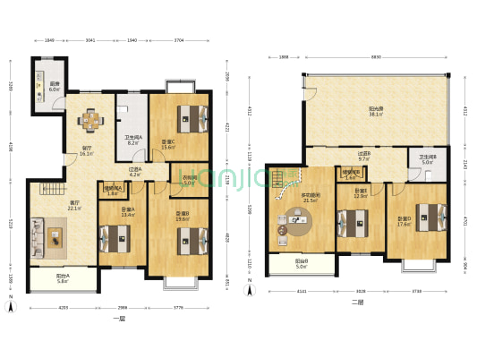 丰乐种业公司宿舍 6室2厅2卫 235平方