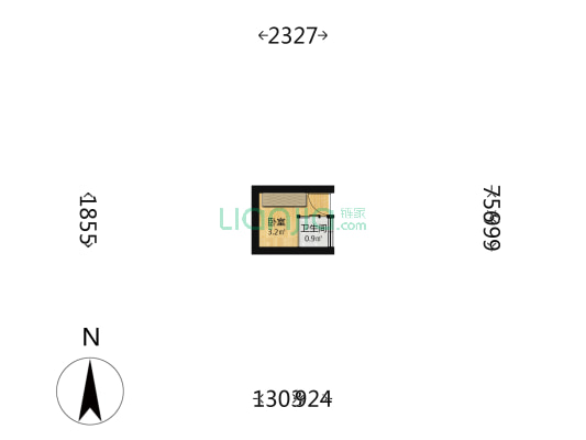 北吉祥胡同 1室0厅1卫 7平方