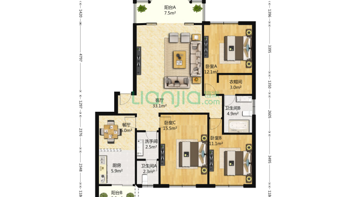 芷泉公寓二手房实景图