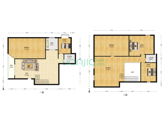 将军佳园 4室1厅2卫 170平方