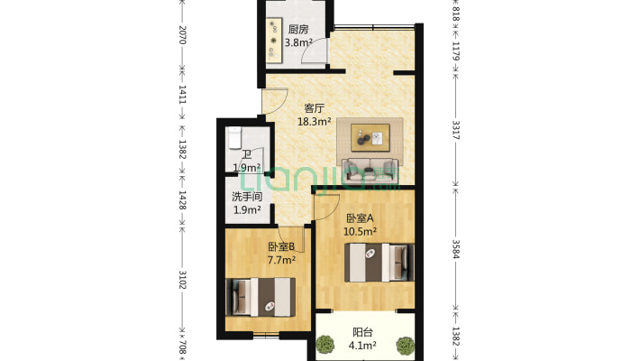 玉林南路102号二手房实景图