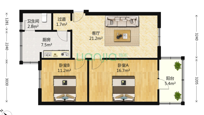 帘官公所街73号二手房实景图